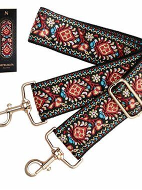 2" Wide Knit Shoulder Strap Adjustable Replacement Crossbody Bag Strap